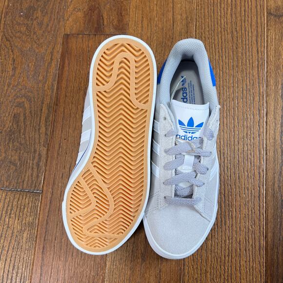 Adidas Campus Vulc Kids  Athletic Shoes Gray Blue Casual Sneakers size 6Y - Picture 6 of 6